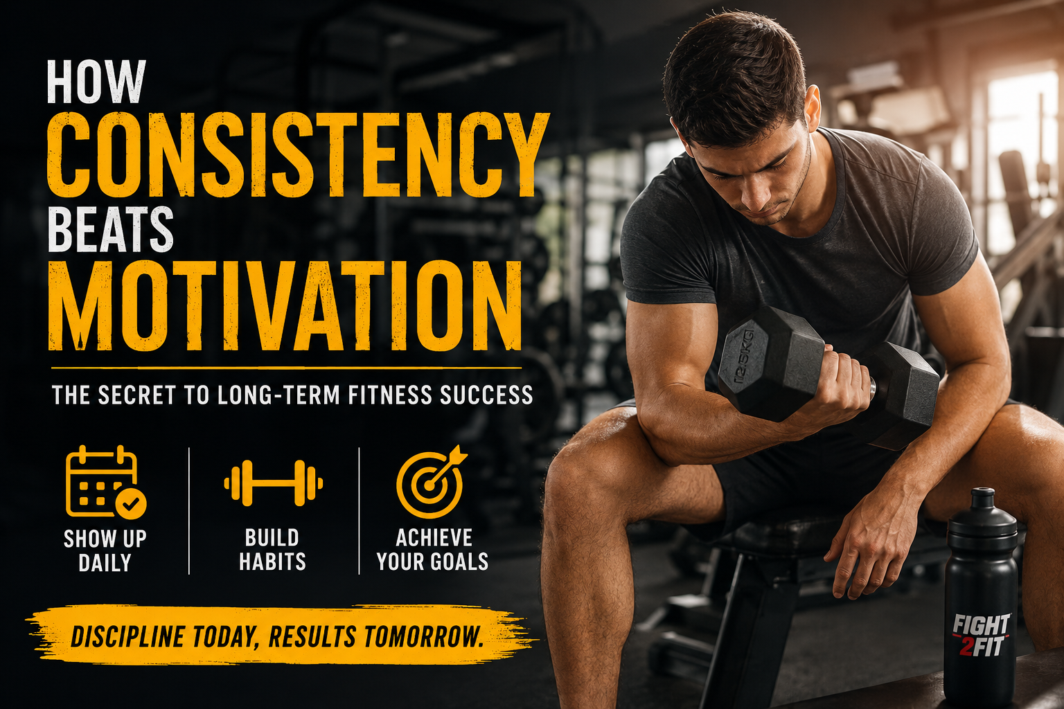 How Consistency Beats Motivation: The Secret to Achieving Your Fitness Goals